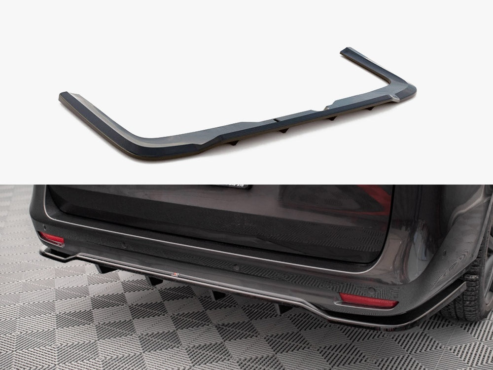 Rear Splitter (Vertical Bars) Mercedes V-Class AMG-Line W447 Facelift