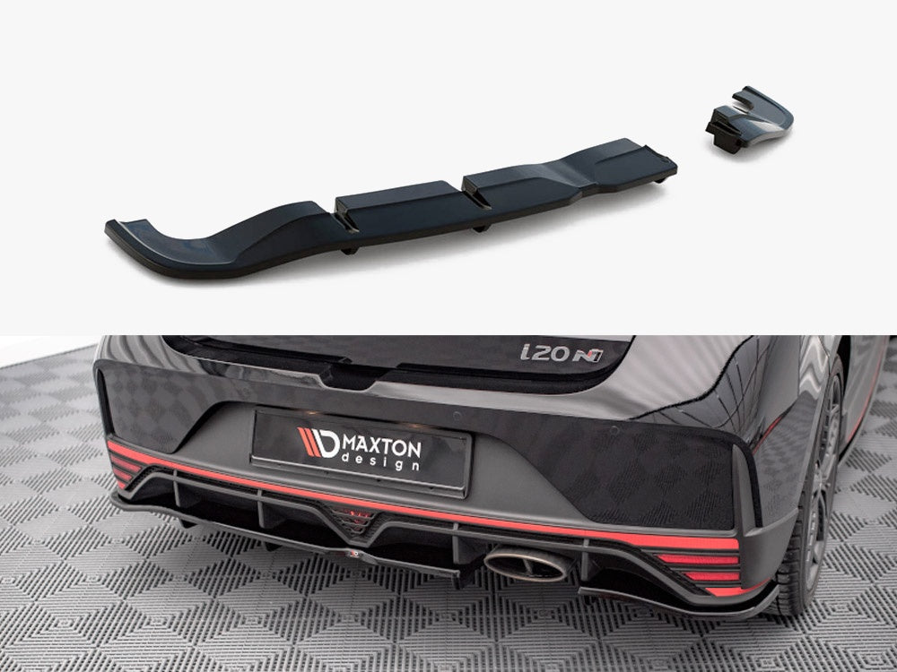 Central Rear Splitter (Vertical Bars) Hyundai I20 N Mk3