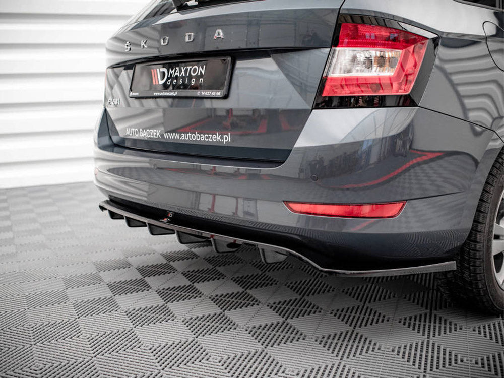 Rear Splitter (Vertical Bars) Skoda Fabia Estate Mk3 Facelift