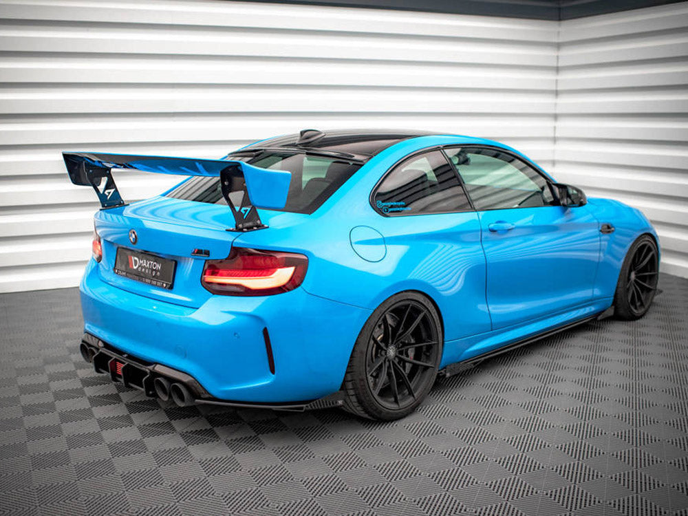 Street PRO Rear Side Splitters (+flaps) Bmw M2 F87 (2016-2020)