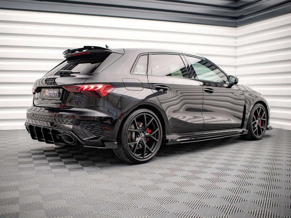 Street PRO Side Skirts Diffusers + Flaps Audi RS3 Sportback 8Y