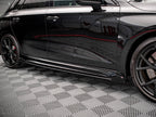 Street PRO Side Skirts Diffusers + Flaps Audi RS3 Sportback 8Y