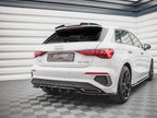 Rear Splitter (Vertical Bars) Audi A3 S-Line Sportback 8Y