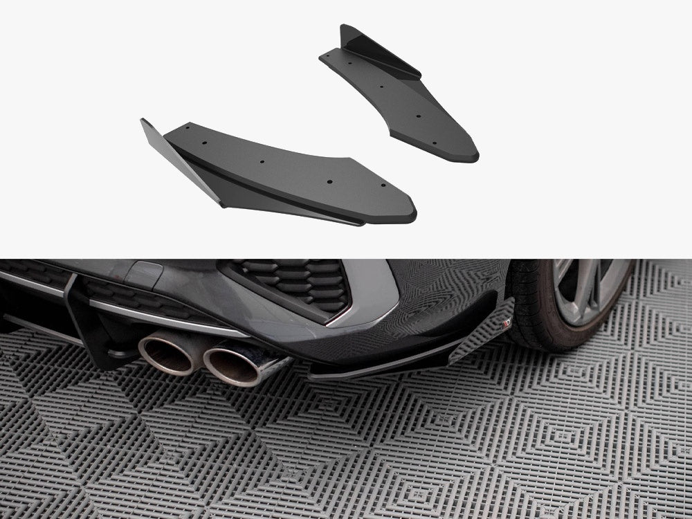 Street PRO Rear Side Splitters + Flaps Audi S3 Sedan 8Y