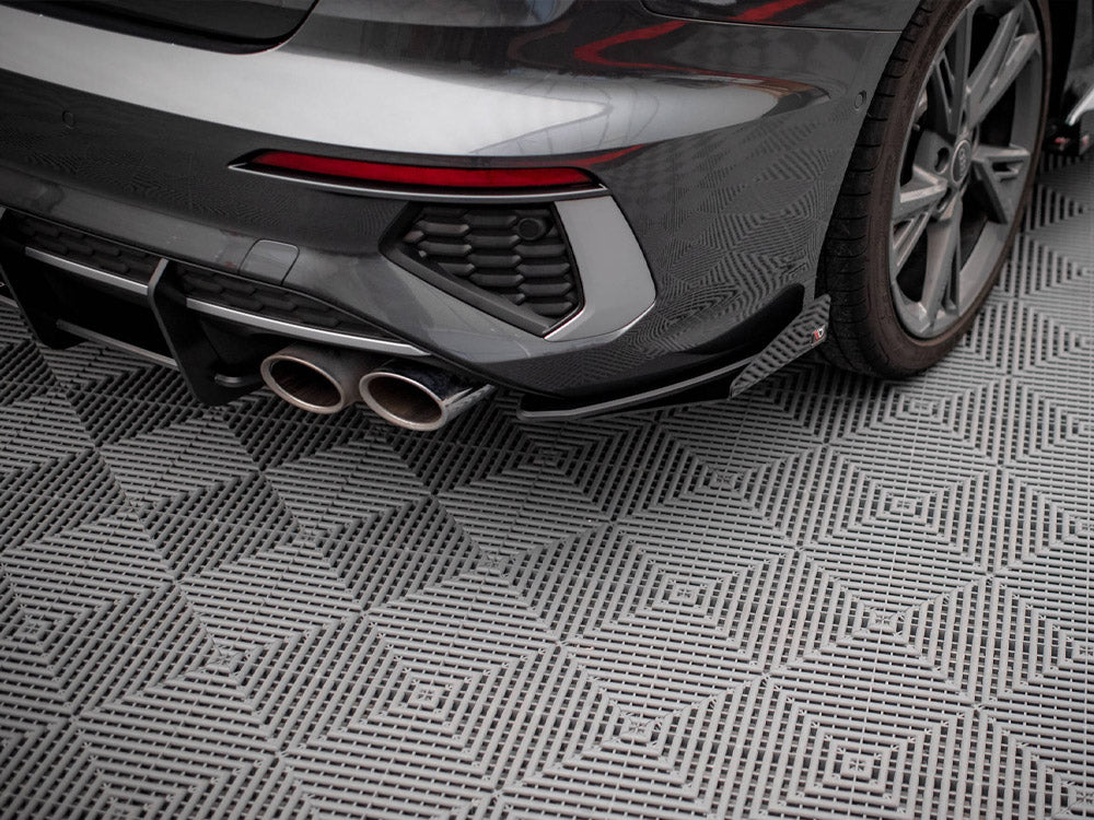 Street PRO Rear Side Splitters + Flaps Audi S3 Sedan 8Y