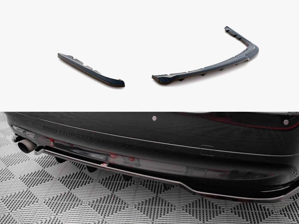 Central Rear Splitter (Vertical Bars) BMW 3 Sedan E90