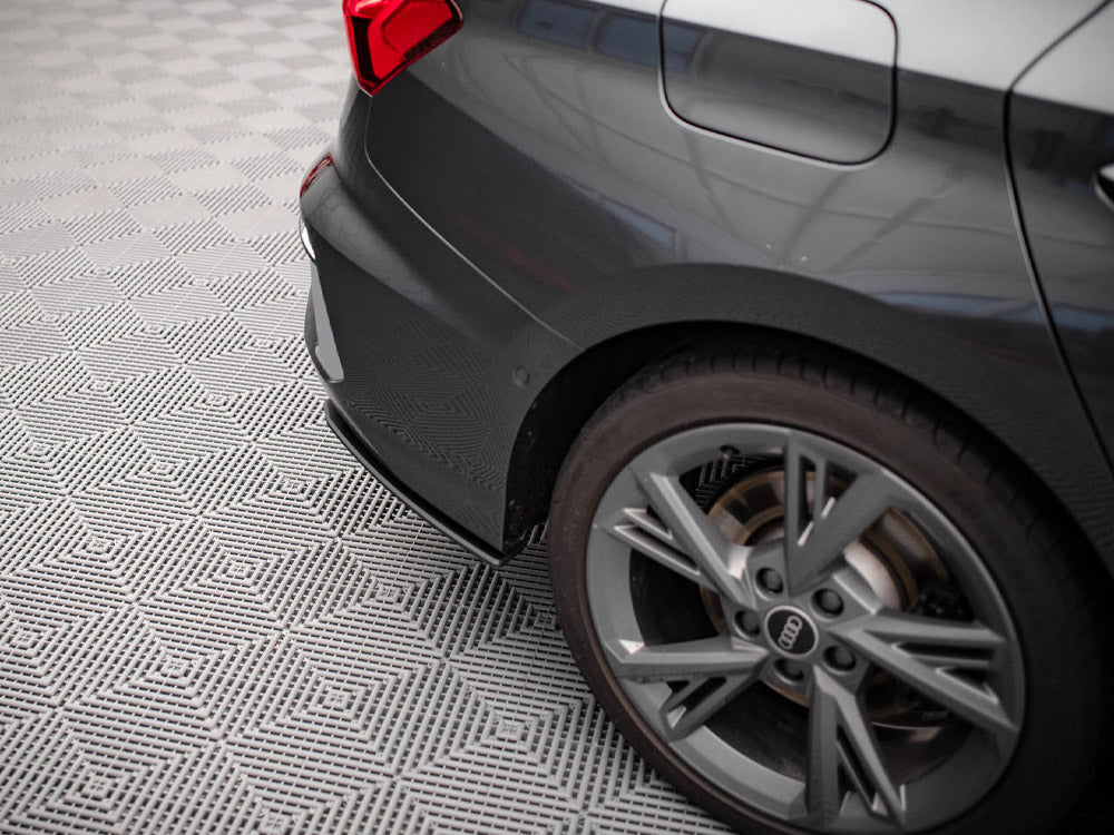 Street PRO Rear Side Splitters Audi S3 Sedan 8Y