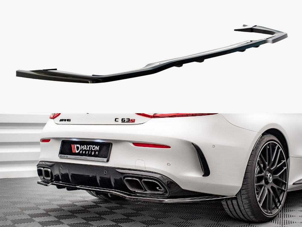 Rear Splitter (Vertical Bars) Mercedes-AMG C 63AMG Coupe AMG Aero Pack C205 Facelift