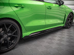Street PRO Side Skirts Diffusers + Flaps Audi RS3 Sedan 8Y