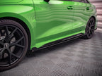 Street PRO Side Skirts Diffusers + Flaps Audi RS3 Sedan 8Y