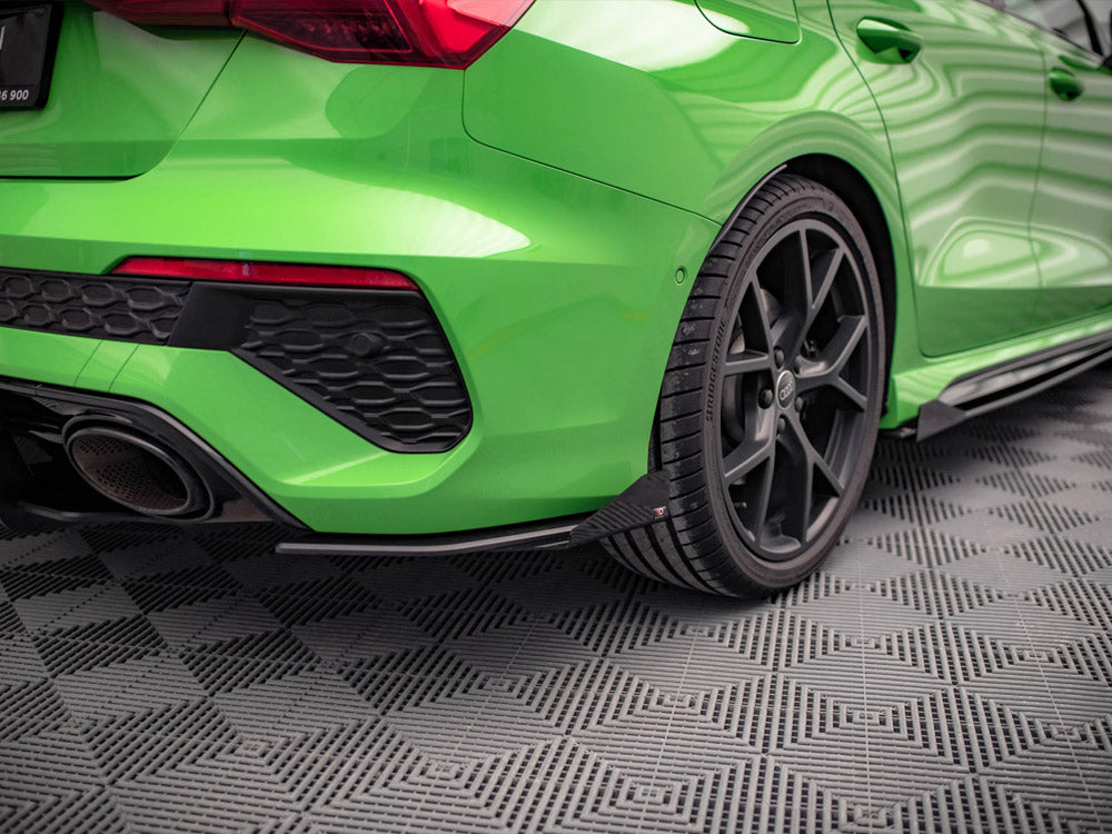 Street PRO Rear Side Splitters (+flaps) Audi RS3 Sedan 8Y (2020-)