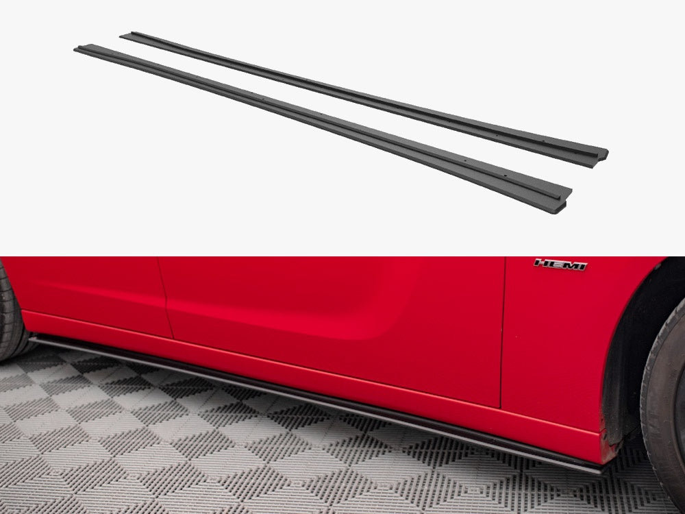 Street PRO Side Skirts Diffusers Dodge Charger RT Mk7 Facelift