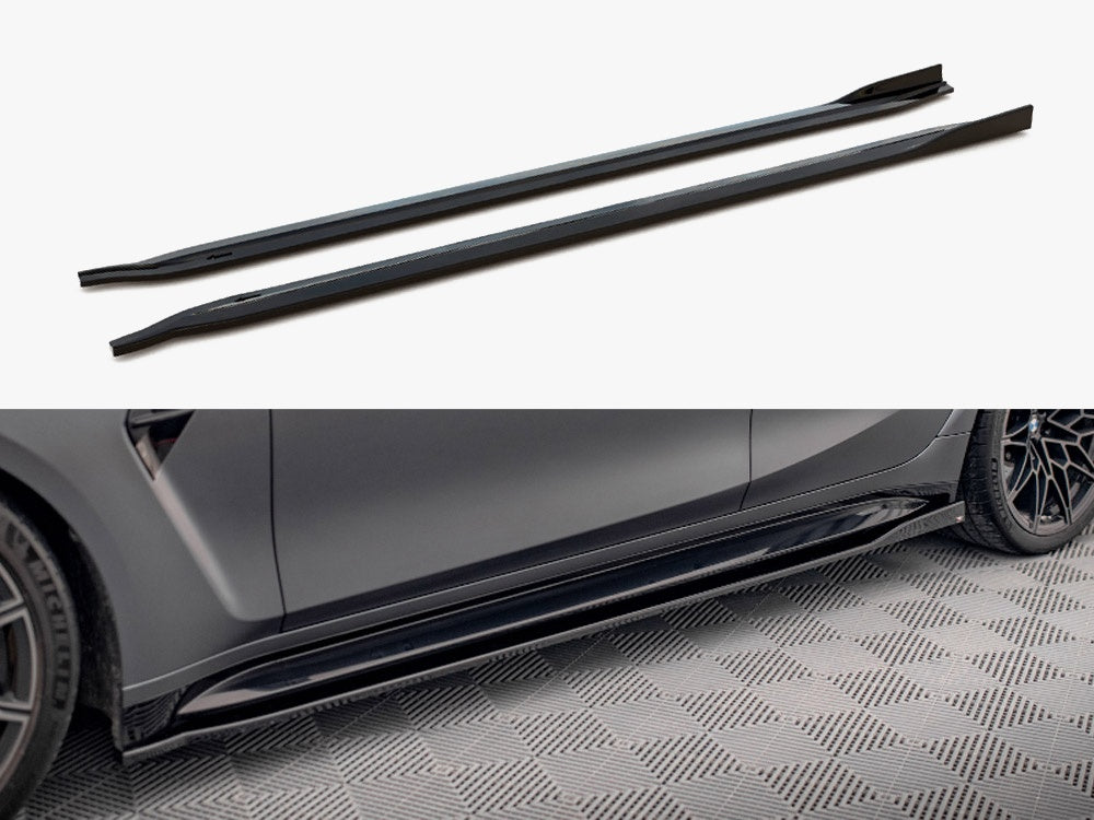 Side Skirts Diffusers V.2 BMW M3 Sedan / Touring G80 / G81