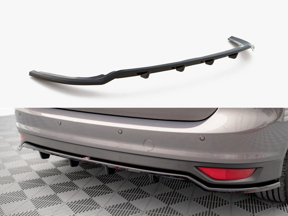 Central Rear Splitter (Vertical Bars) Ford C-Max Mk2