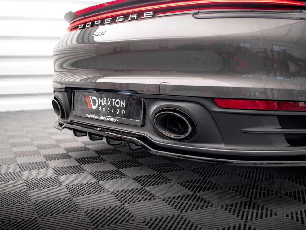 Rear Splitter (Vertical Bars) Porsche 911 Carrera 4S 992
