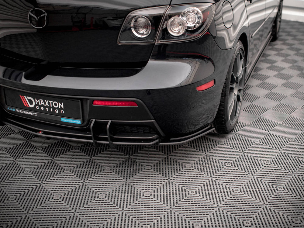 Street PRO Rear Side Splitters Mazda 3 MPS Mk1 US-Spec Version