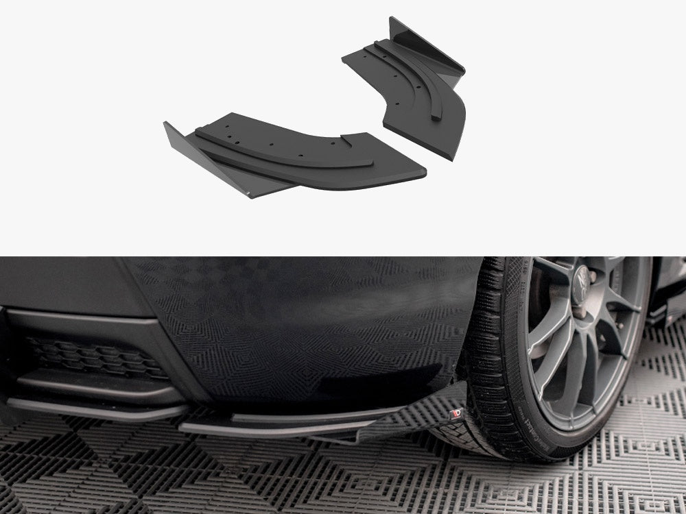 Street PRO Rear Side Splitters + Flaps Mazda 3 MPS Mk1 US-Spec Version