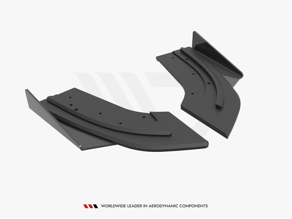 Street PRO Rear Side Splitters + Flaps Mazda 3 MPS Mk1 US-Spec Version