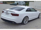 Central Rear Splitter (Vertical Bars) Audi A5 S-line 8T FL Coupe / Sportback - Textured