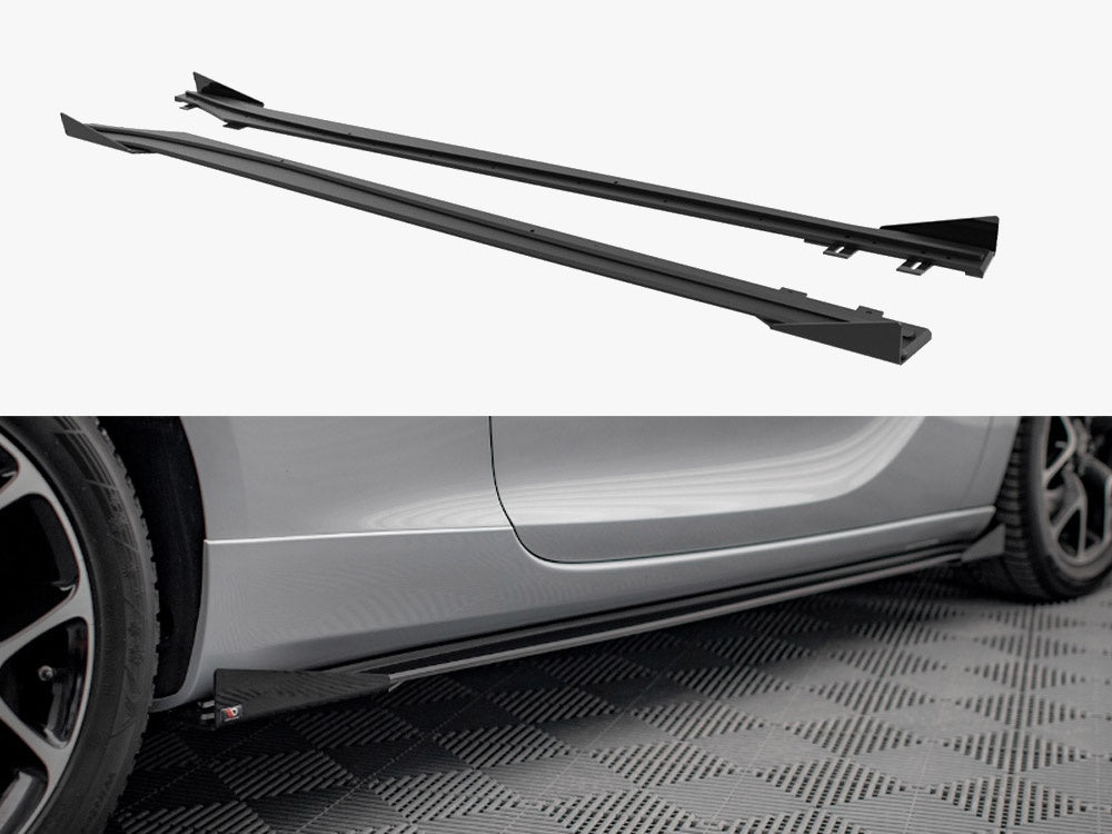 Street PRO Side Skirts Diffusers + Flaps Opel Astra GTC OPC-Line J