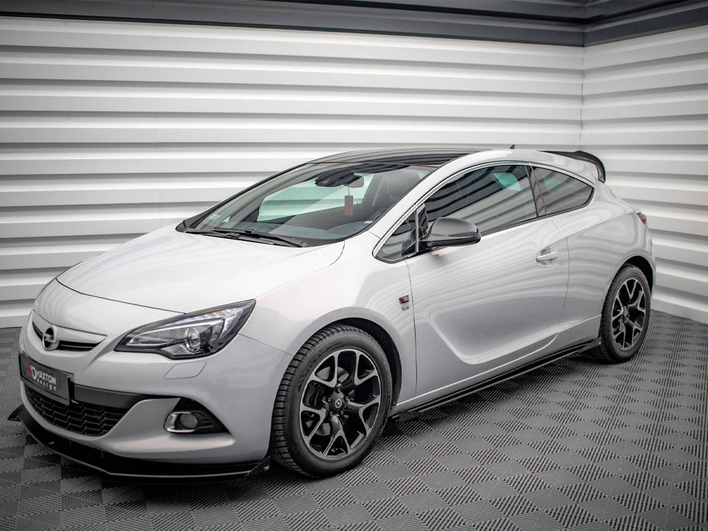 Street PRO Side Skirts Diffusers + Flaps Opel Astra GTC OPC-Line J