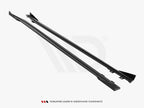 Street PRO Side Skirts Diffusers + Flaps Opel Astra GTC OPC-Line J