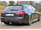 Side Skirts Diffusers Audi RS6 C6 - Carbon Look