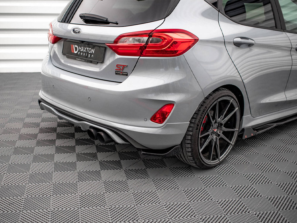 Rear Side Splitters V.1 Ford Fiesta Mk8 ST - Carbon Look