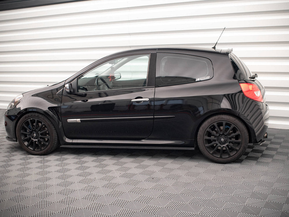 Rear Side Splitters Renault CLIO MK3 RS (2006-2009) - Carbon Look