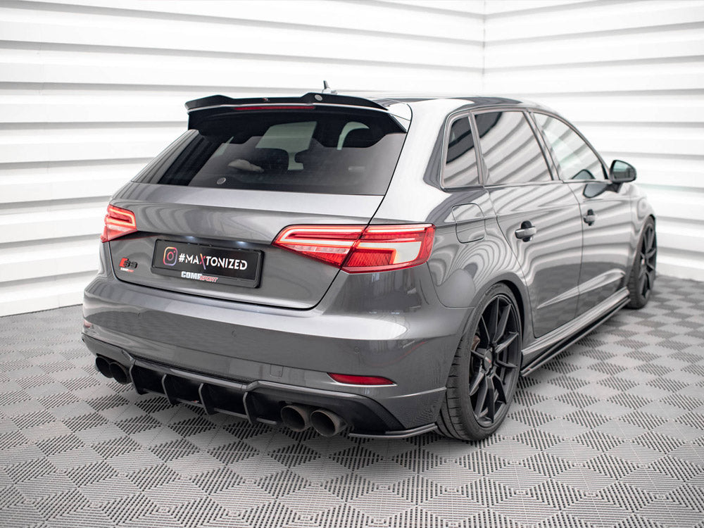 Street PRO Rear Side Splitters Audi S3 Sportback 8V Facelift