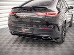 Rear Splitter (Vertical Bars) Mercedes-Benz GLE Coupe AMG-Line C167 / C167 Facelift