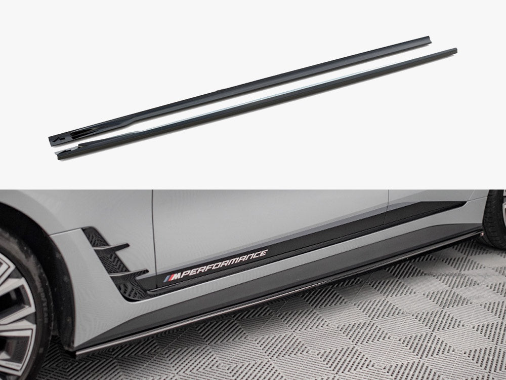 Side Skirts Diffusers V.1 BMW 4 Gran Coupe M-Pack / M440i G26