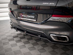 Central Rear Splitter (Vertical Bars) V.2 BMW X6 M-Pack G06