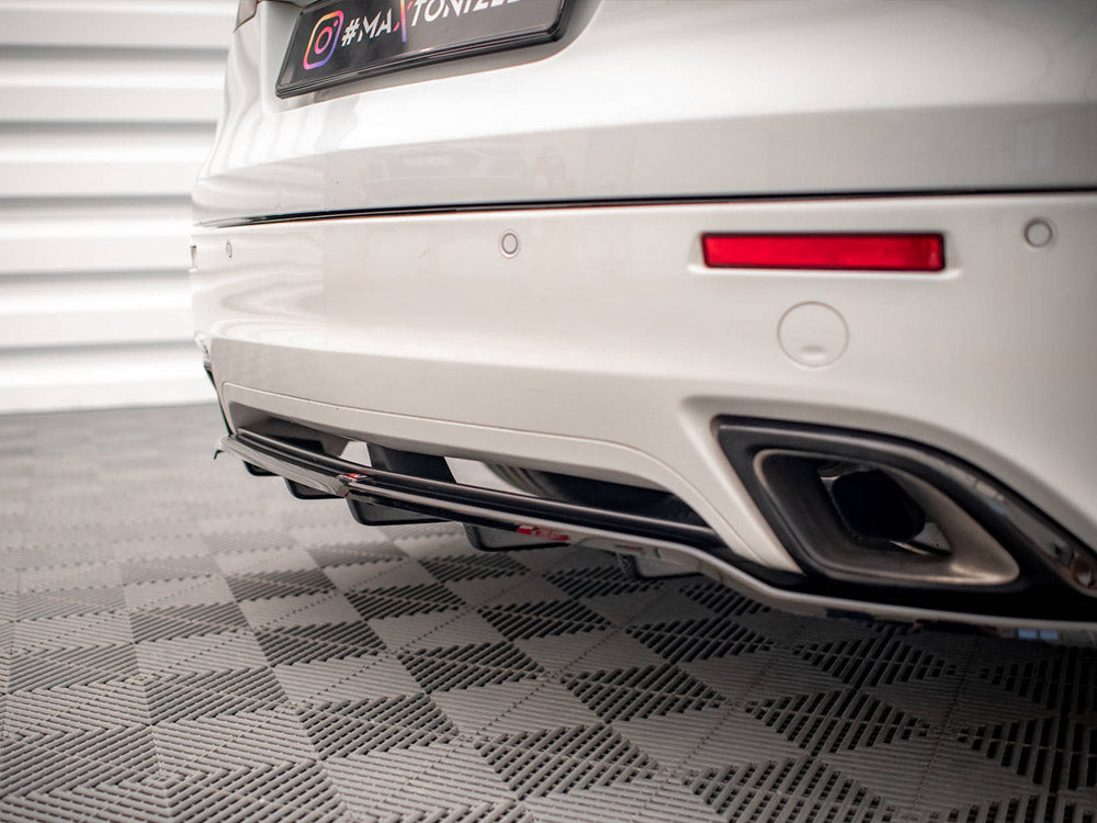 Rear Splitter (Vertical Bars) Opel / Vauxhall Insignia OPC Mk1 Estate - Textured