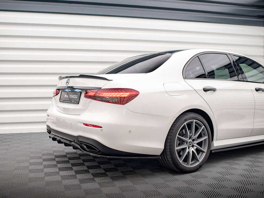Rear Splitter (Vertical Bars) Mercedes E AMG-Line Sedan W213 Facelift