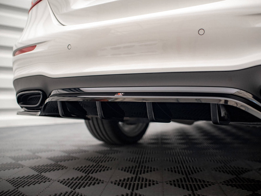 Rear Splitter (Vertical Bars) Mercedes E AMG-Line Sedan W213 Facelift