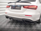 Rear Splitter (Vertical Bars) Mercedes E AMG-Line Sedan W213 Facelift