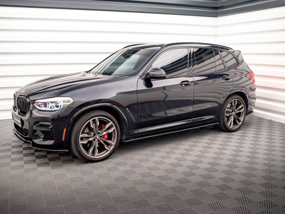 Side Skirts Diffusers V.1 BMW X3 M40d / M40i / M-Pack G01