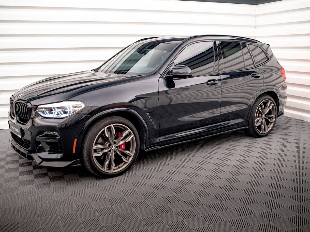 Side Skirts Diffusers V.2 BMW X3 M40d / M40i / M-Pack G01