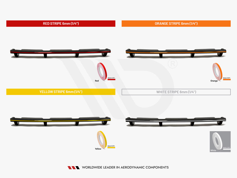 Central Rear Splitter Skoda Octavia VRS MK3/ MK3.5 Hatchback/ Estate - Carbon Look