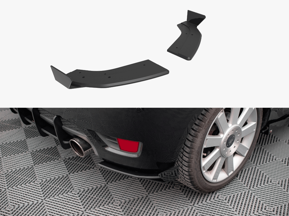 Street PRO Rear Side Splitters + Flaps Ford Fiesta ST Mk6