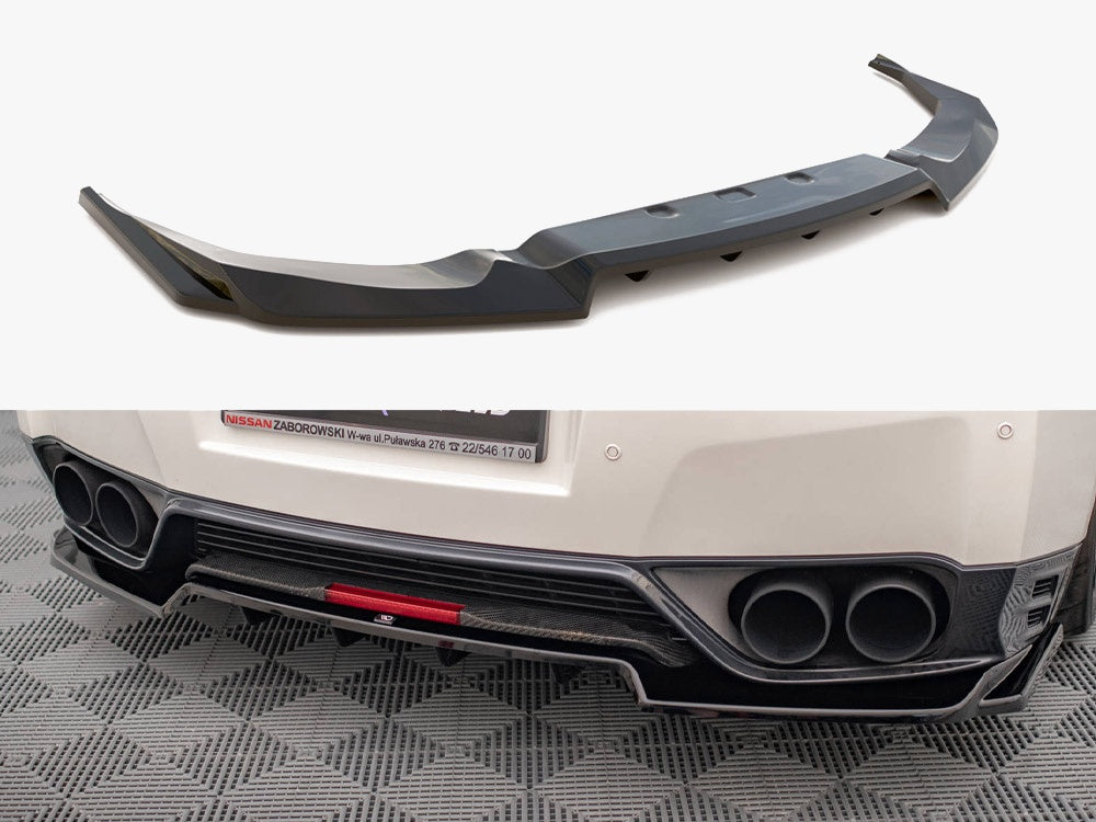 Rear Splitter (Vertical Bars) Nissan GTR R35 1st Facelift