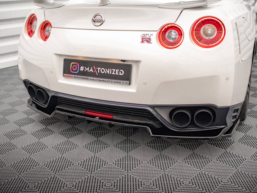 Rear Splitter (Vertical Bars) Nissan GTR R35 1st Facelift