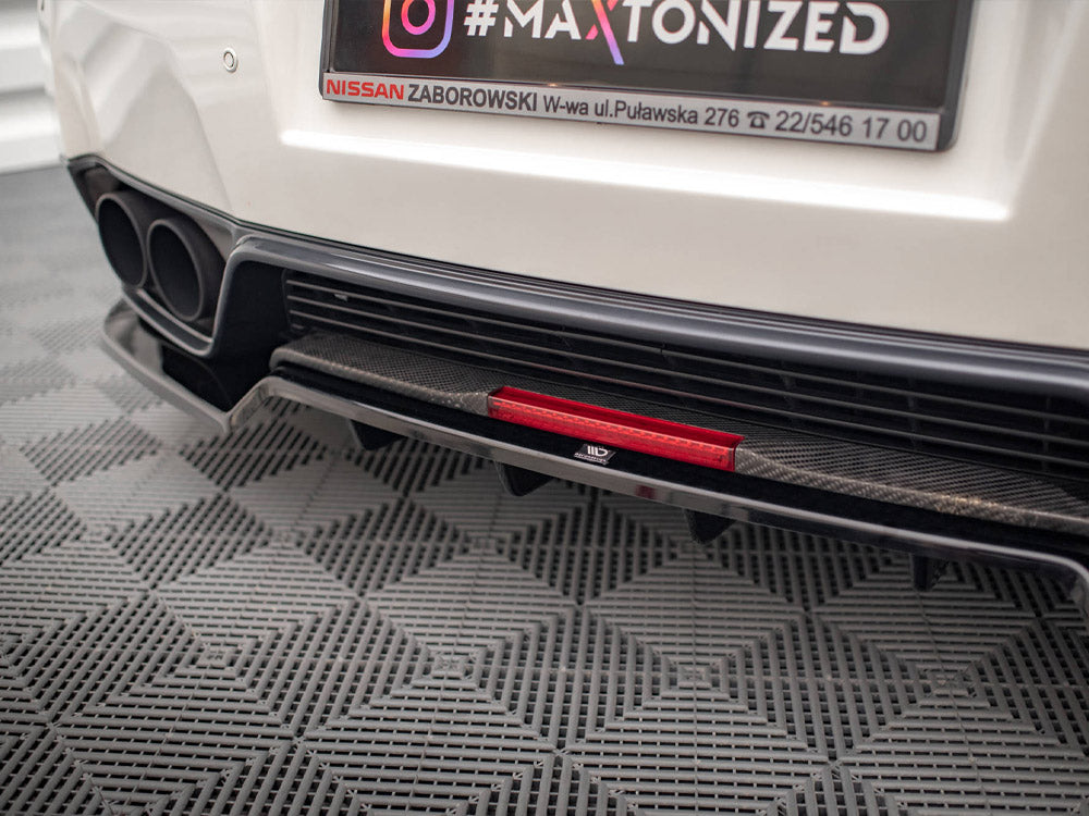 Rear Splitter (Vertical Bars) Nissan GTR R35 1st Facelift