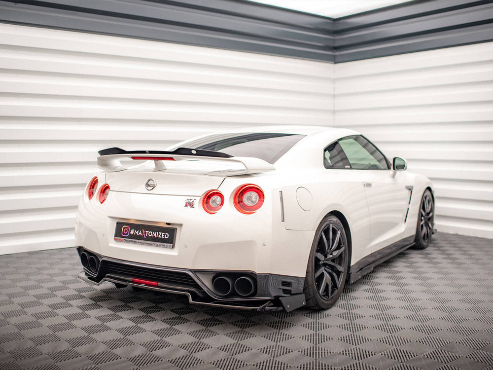 Rear Splitter + Flaps Nissan GTR R35 1st Facelift