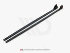 Side Skirts Diffusers V.1 + Flaps Toyota Yaris Mk4