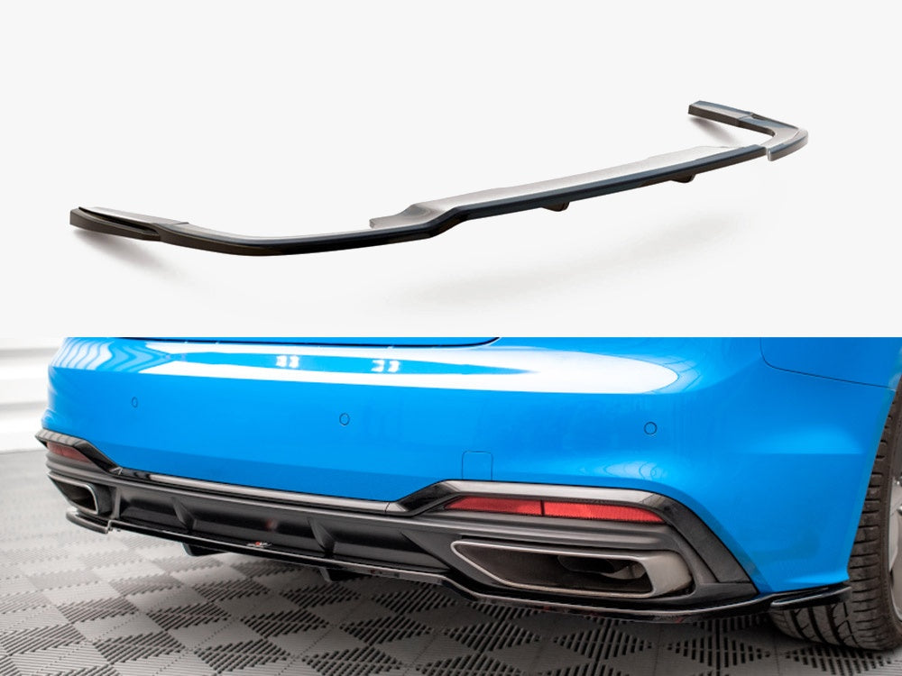 Central Rear Splitter (Vertical Bars) Audi A5 S-Line F5 Facelift