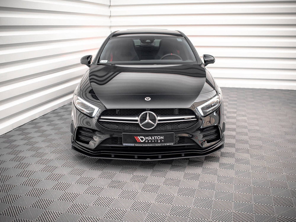 Street PRO Front Splitter Mercedes A35 AMG / AMG-Line Aero Pack W177