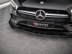Street PRO Front Splitter + Flaps Mercedes A35 AMG / AMG-Line Aero Pack W177