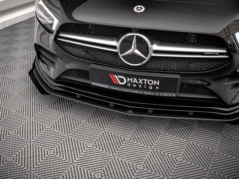 Street PRO Front Splitter + Flaps Mercedes A35 AMG / AMG-Line Aero Pack W177